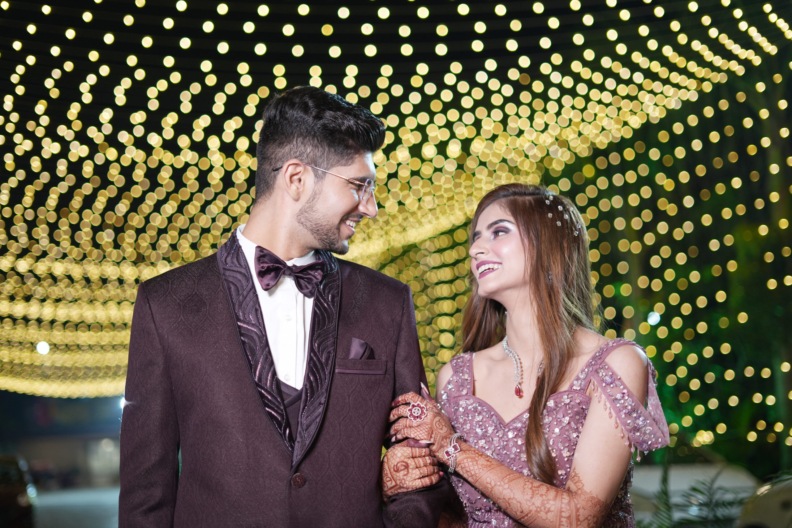 Bride and Groom Makeup